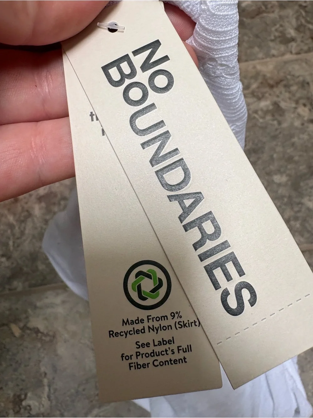 No Boundaries lightweight white